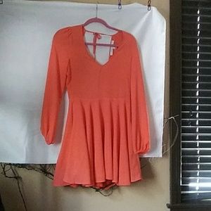 👗Coral Skater Dress (dress) Spring/Summer